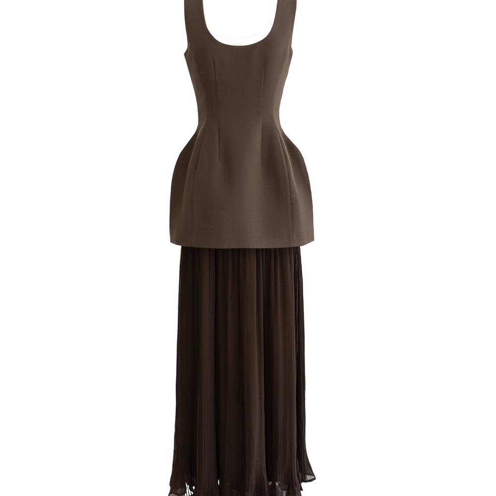 The Bekk Delilah Dress in Chocolate